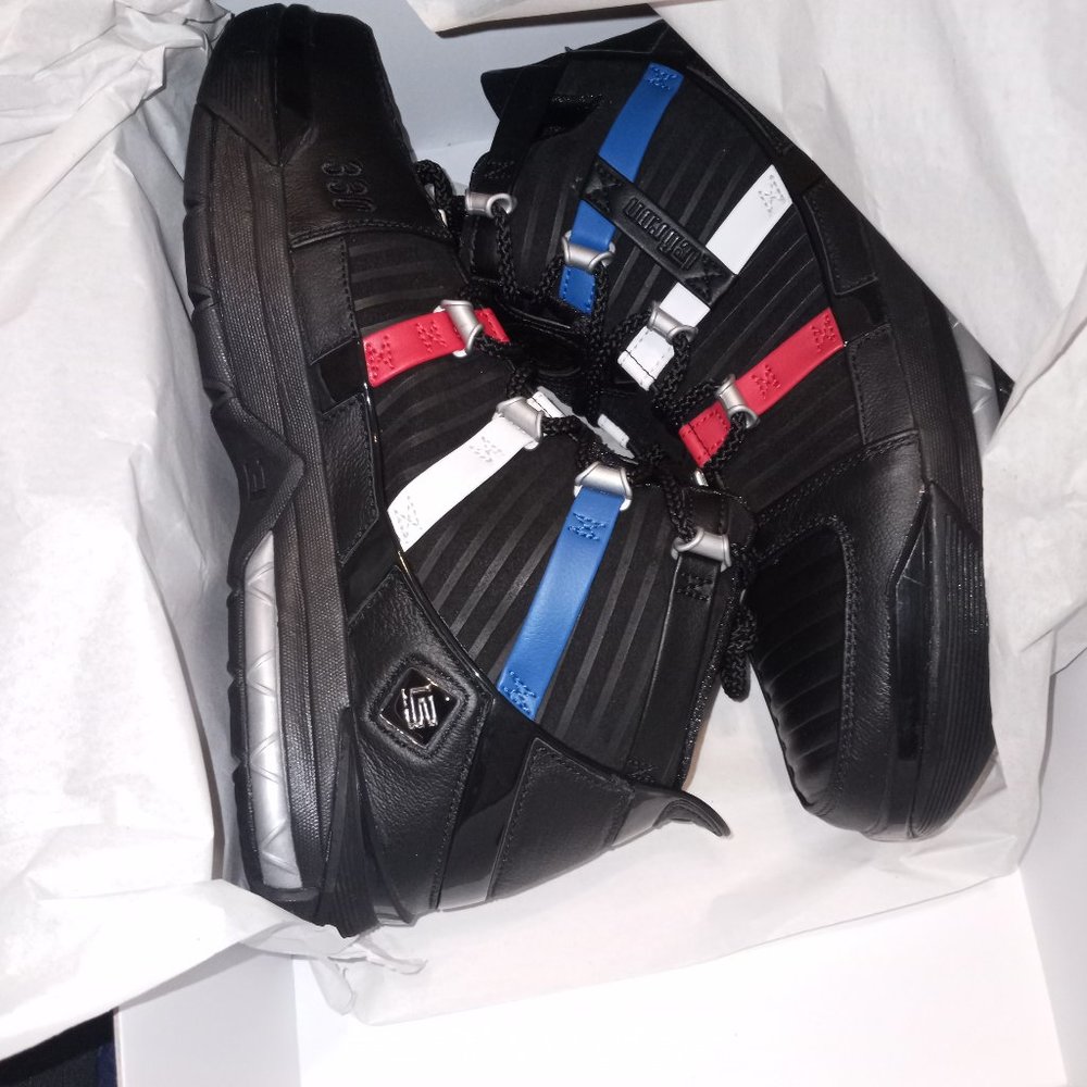 Nike Zoom Lebron 3 QS "Barber Shop" Black Blue Red DO9354-001 Men's Size 10 NWB